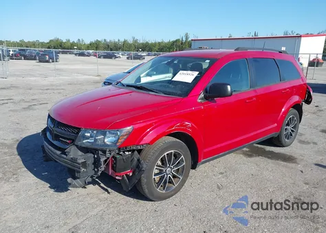 2018 Dodge Journey Se из США, поврежденный, VIN 3C4PDCAB7JT532595